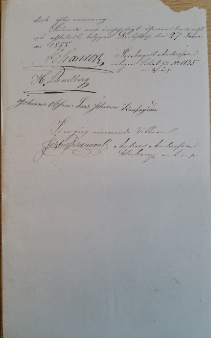 Soldatkontrakt för Pehr August Flod, Kinnarumma, 1858-03-06, sid 2